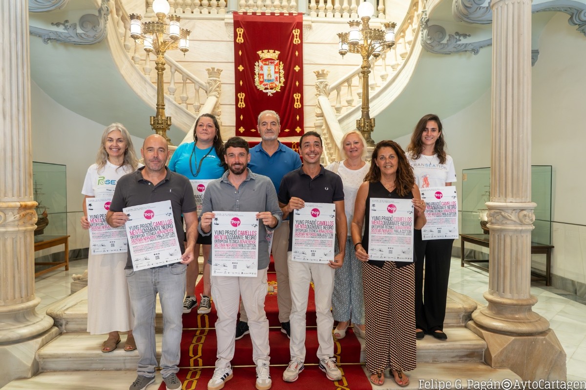 Presentación Festival Cabo de Pop 2025. Foto Ayto. Cartagena presentation of Cabo de Pop at Cartagena's City Council